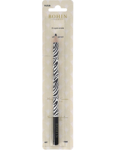 Giz de cera Zebra Bohin - Preto