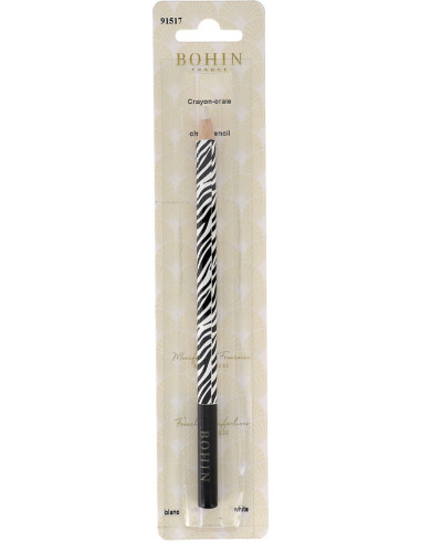 Giz de cera Zebra Bohin - Branco