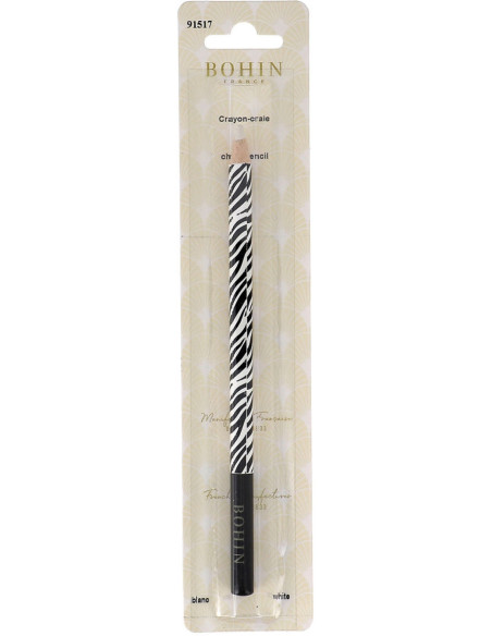 Giz de cera Zebra Bohin - Branco