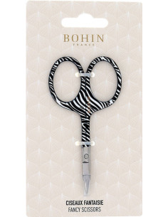 Tesoura de bordado Zebra Bohin 9 cm 2