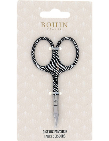 Tesoura de bordado Zebra Bohin 9 cm