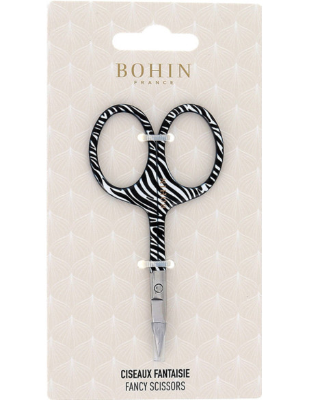 Tesoura de bordado Zebra Bohin 9 cm