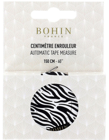 Fita métrica padrão de costura 150 cm Zebra Bohin