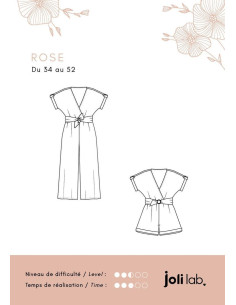 Padrão de macacão Rose - Joli Lab 2