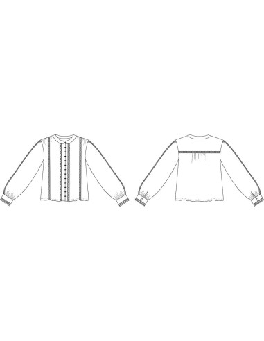 Padrão de camisa Hisaé - Cha´ Coud