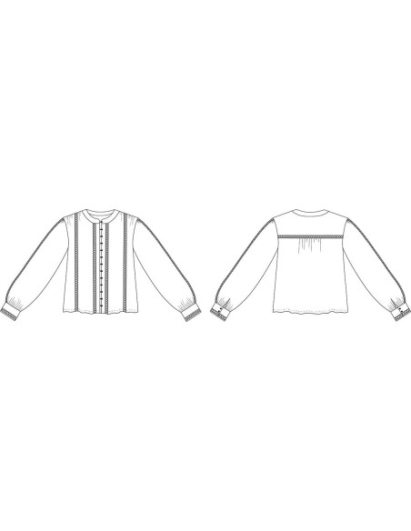 Padrão de camisa Hisaé - Cha´ Coud