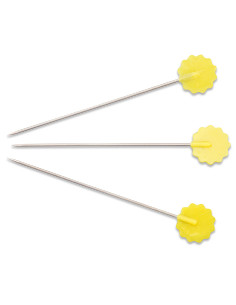 Alfinetes de quilting com cabeça de flor 2
