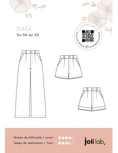 Molde de calça e short Gaïa - Joli Lab 2