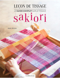 Livro de lições de tecelagem Sakiori