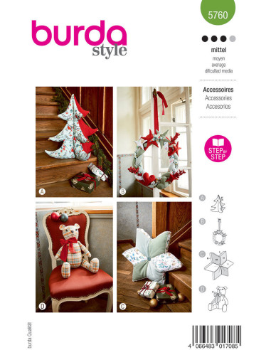 Padrão de decoração - Burda 5760