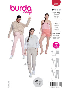 Molde de calça - Burda 5789