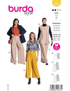 Molde de conjunto - Burda 5793