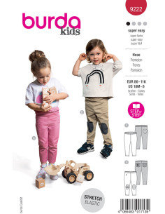 Molde de calça - Burda 9222