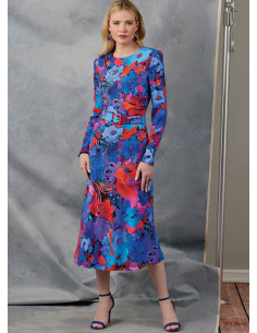 Molde de vestido - Vogue 2043