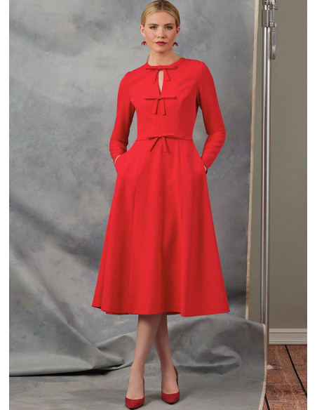 Molde de vestido - Vogue 2044