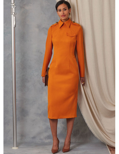 Molde de vestido - Vogue 2045