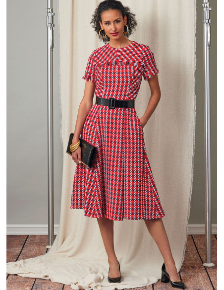 Molde de vestido - Vogue 2046
