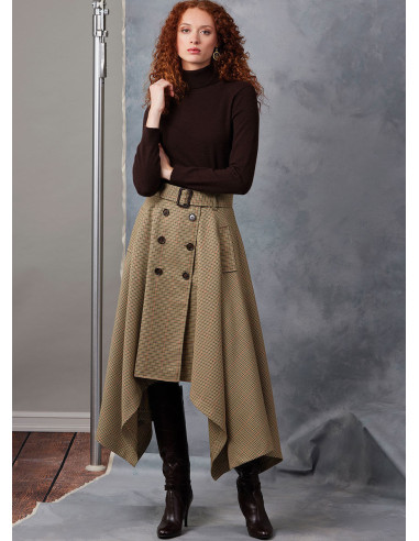 Molde de saia - Vogue 2050