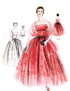 Padrão vintage - Vogue 2061