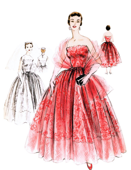 Padrão vintage - Vogue 2061