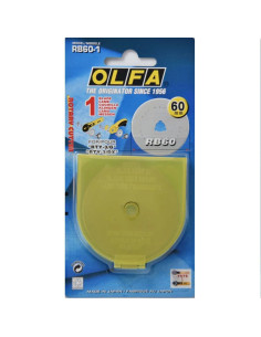 1 lâmina de reposição para cortador Olfa - 60 mm