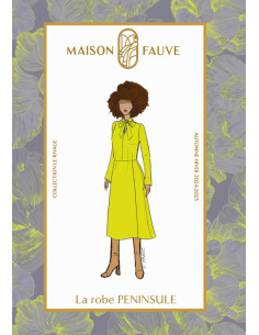 Padrão de vestido Peninsule - Maison Fauve 2