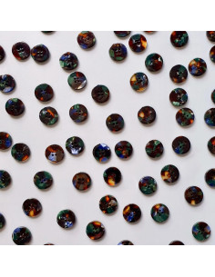 Pacote de 15 botões em biorresina 15 mm 4 furos - Grimoire 2