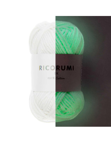 Fio fosforescente Glow in the dark Ricorumi