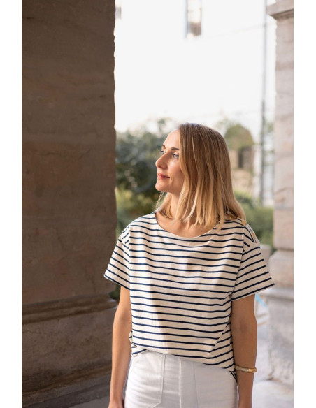 Padrão de camiseta listrada Côme - Joli Lab