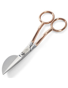 Tesoura para aplicações 15 cm - Ouro rosa