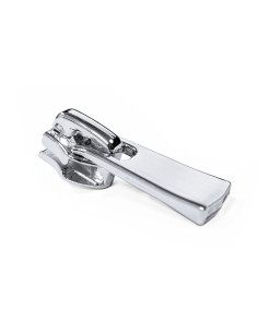Cursor para fecho de nylon 5 mm - Prata