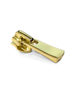 Cursor para fecho de nylon 5 mm - Ouro