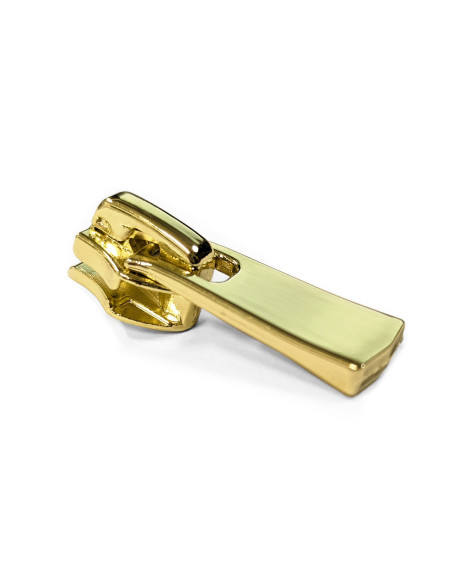 Cursor para fecho de nylon 5 mm - Ouro
