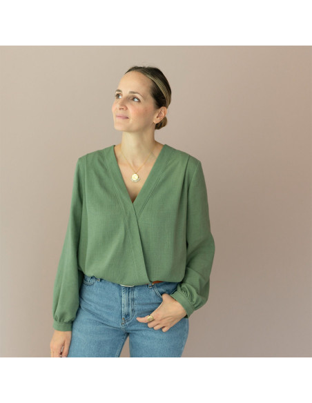 Padrão de blusa Japan - Anna Rose patterns