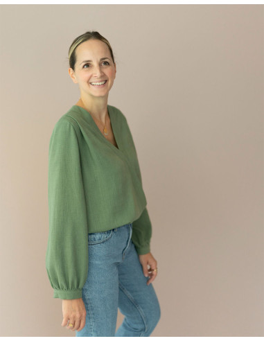 Padrão de blusa Japan - Anna Rose patterns
