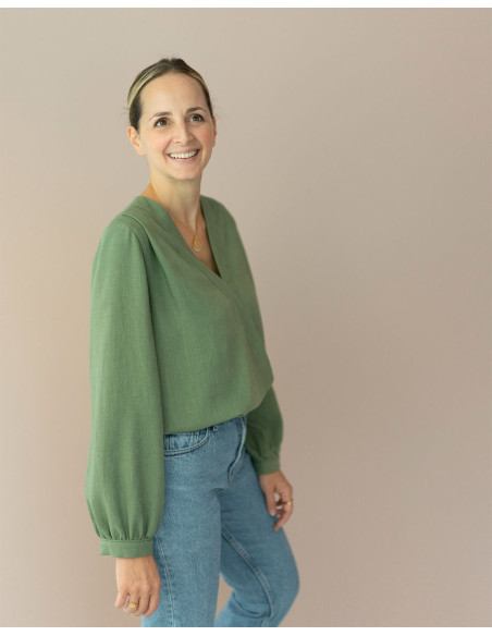 Padrão de blusa Japan - Anna Rose patterns