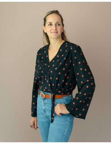 Padrão de blusa Japan - Anna Rose patterns