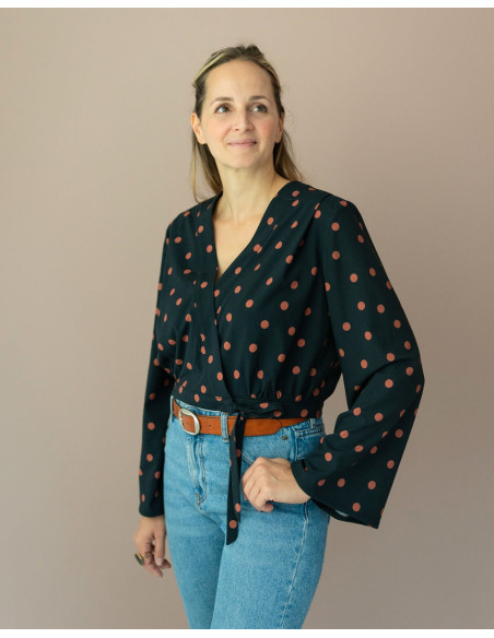 Padrão de blusa Japan - Anna Rose patterns