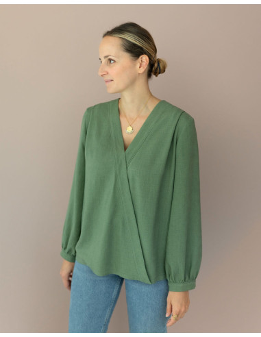 Padrão de blusa Japan - Anna Rose patterns