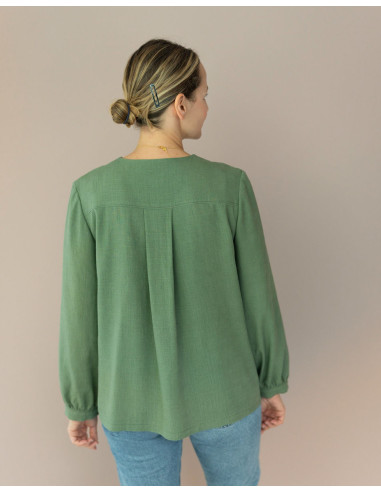 Padrão de blusa Japan - Anna Rose patterns