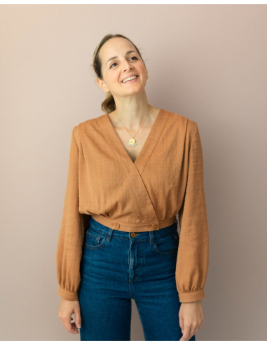 Padrão de blusa Japan - Anna Rose patterns