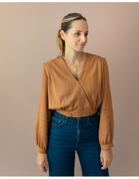 Padrão de blusa Japan - Anna Rose patterns