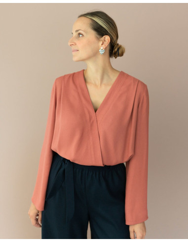 Padrão de blusa Japan - Anna Rose patterns