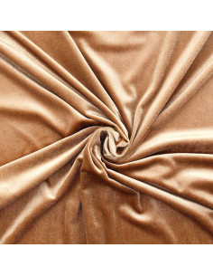 Tecido veludo stretch - Dourado escuro