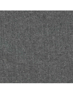 Tecido de lã tweed para casaco - Cinza médio 2