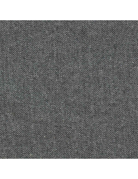 Tecido de lã tweed para casaco - Cinza médio