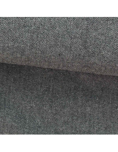 Tecido de lã tweed para casaco - Cinza claro