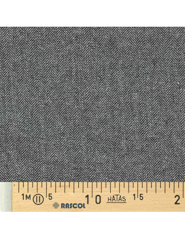 Tecido de lã tweed para casaco - Cinza claro