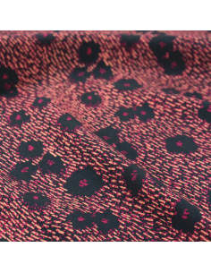 Tecido popeline de viscose Punti Azul Tinta - Églantine & Zoé
