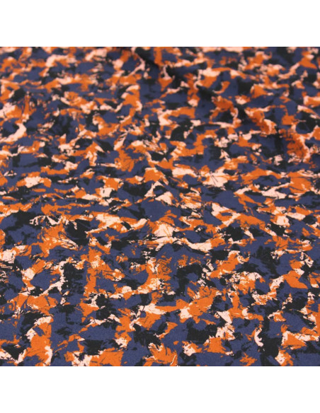 Tecido viscose Granite Azul - Églantine & Zoé